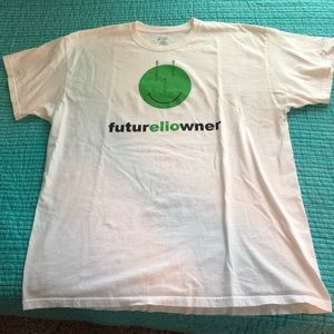 White t-shirt “future elio owner”